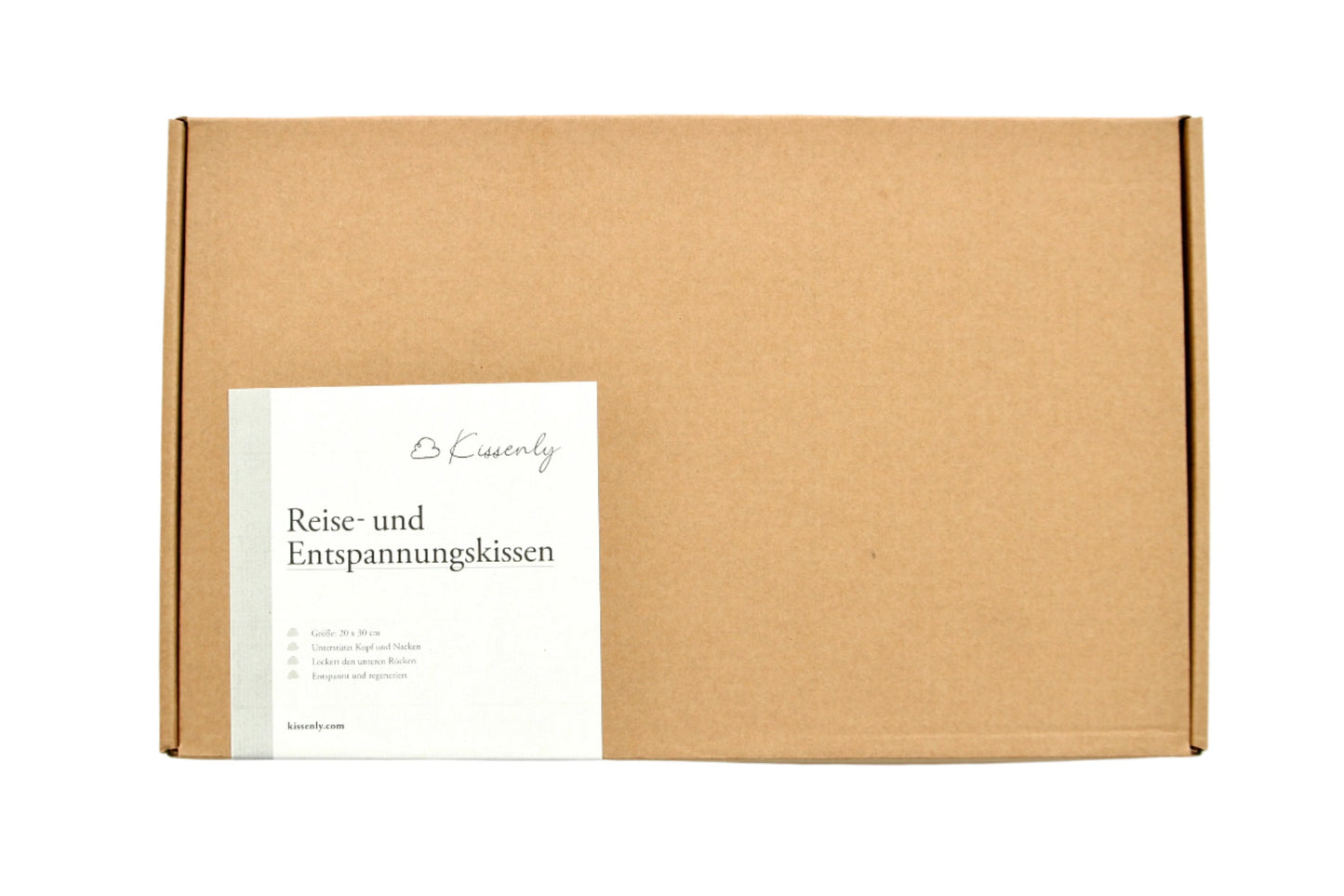 Graues Reise- und Entspannungskissen