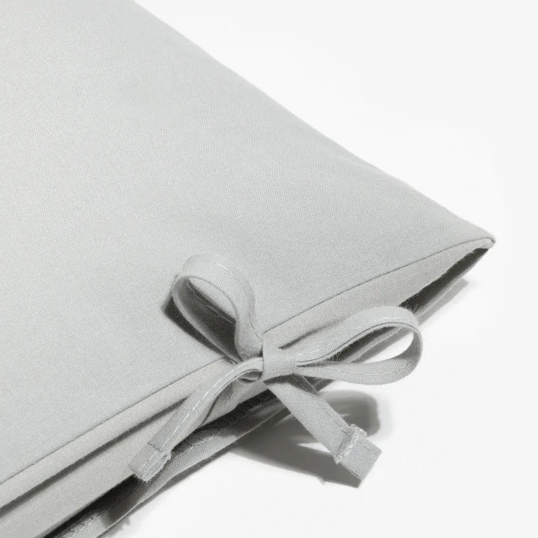 Baumwoll-Kissenbezug 40x40 Grau