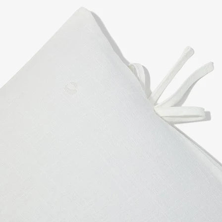 Baumwoll-Kissenbezug 45x60 Weiß