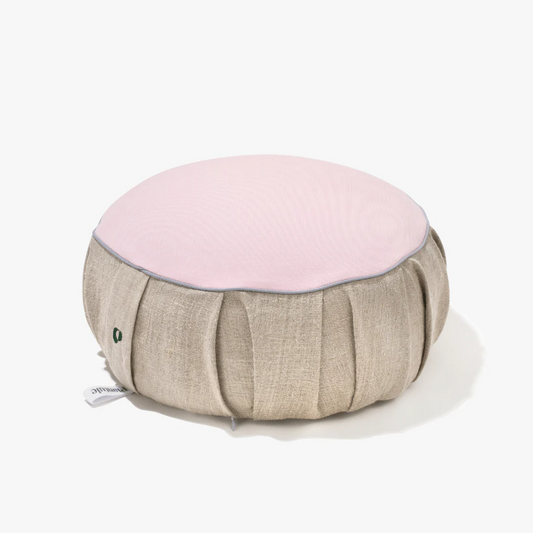 Powder-Pink Eco-friendly Cushion for Sitting and Meditation